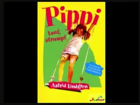 Tecknat Barn Svenska:Pippi Långstrump TV Serie (1969) LP Skivan (Svenska) Opening Scene och End Scene (4K)