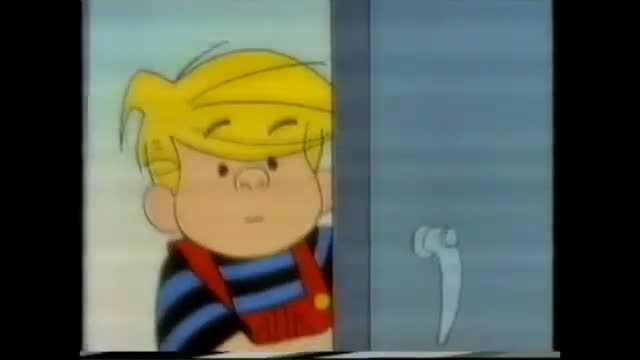 Tecknat Barn Svenska:Dennis the Menace (1986-1988) VHSRIPPEN (Svenska) Får Besök Från Rymden (4D)